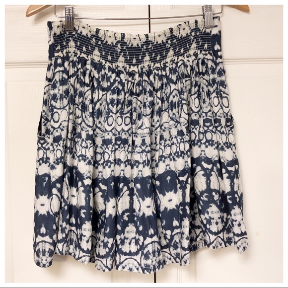 Sold JAPNA TIE DYE BLUE POCKET SKIRT - Picture 7 of 7